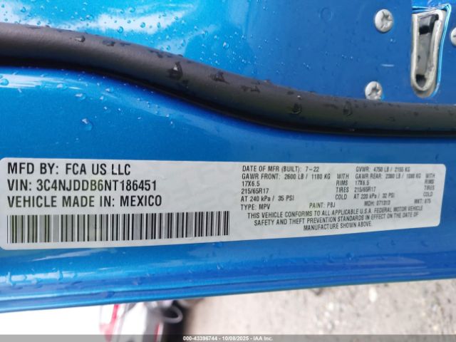 2022 JEEP COMPASS 3C4NJDDB6NT186451 Photo 8