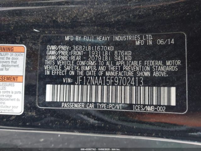 2015 SCION FR-S JF1ZNAA15F9702413 Photo 8