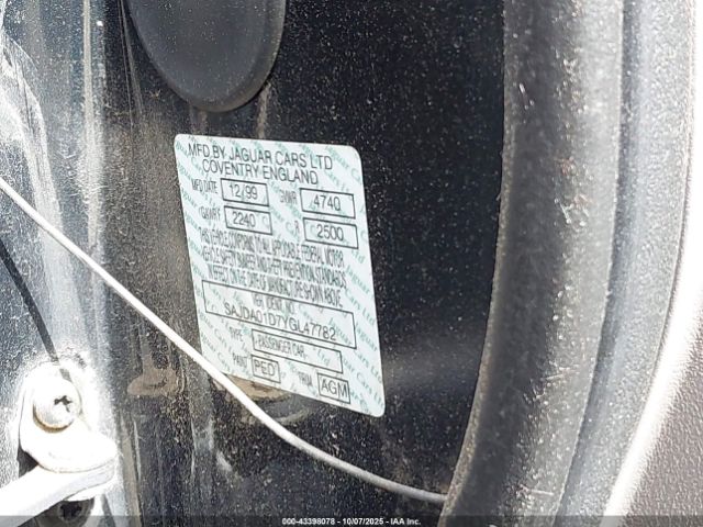2000 JAGUAR S-TYPE SAJDA01D7YGL47782 Photo 8