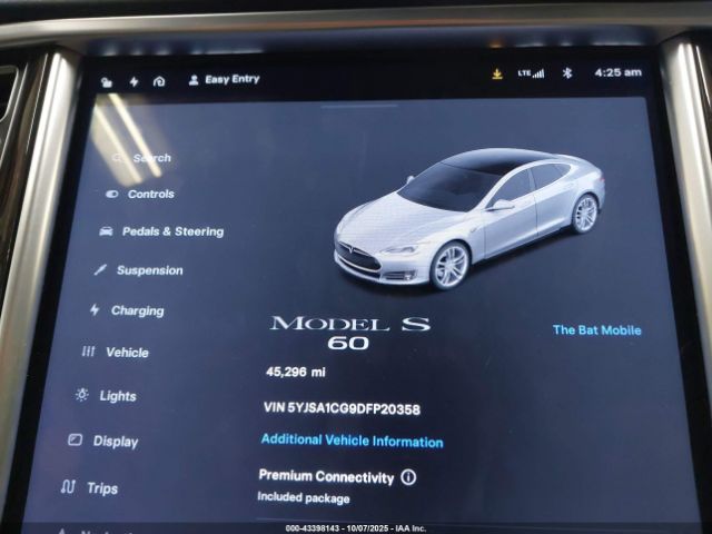 2013 TESLA MODEL S 5YJSA1CG9DFP20358 Photo 6