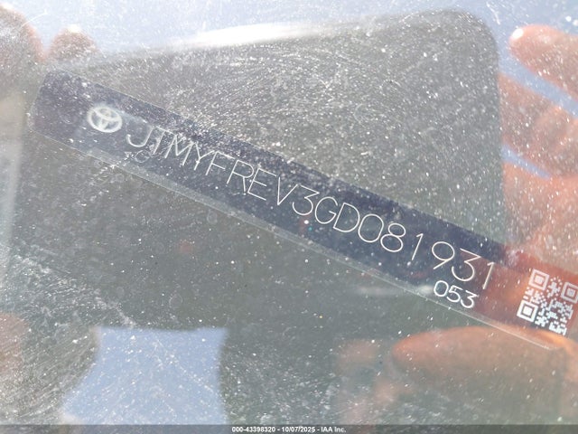 JTMYFREV3GD081931 Toyota 2ar-fe