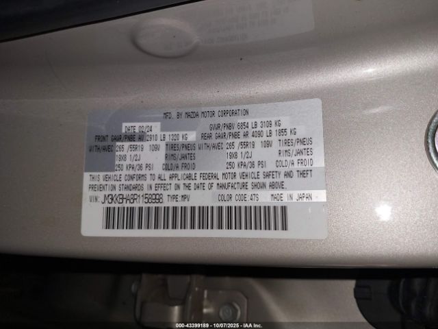 2024 MAZDA CX-90 PHEV JM3KKBHA8R1158998 Photo 8