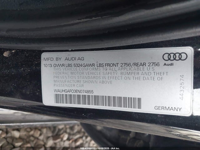 2014 AUDI A6 WAUHGAFC0EN074855 Photo 8