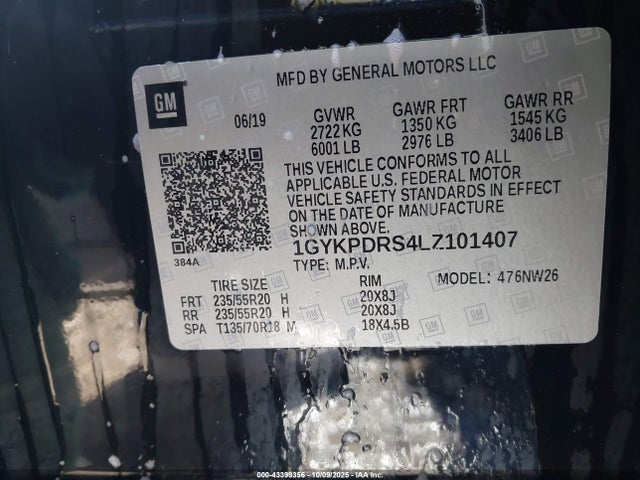 2020 CADILLAC XT6 1GYKPDRS4LZ101407 Photo 8