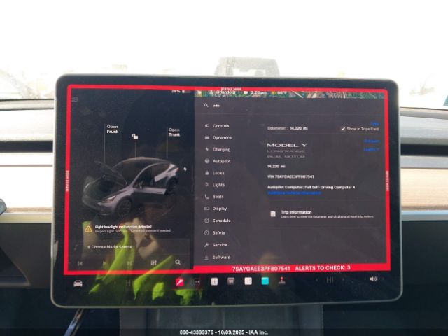 2023 TESLA MODEL Y 7SAYGAEE3PF807541 Photo 6