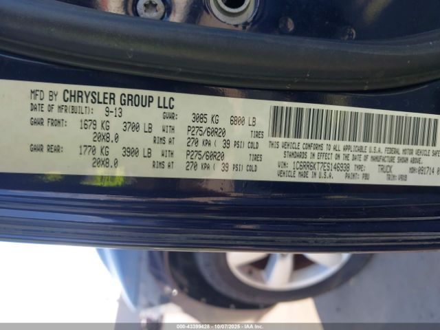 2014 RAM 1500 1C6RR6KT7ES146938 Photo 8