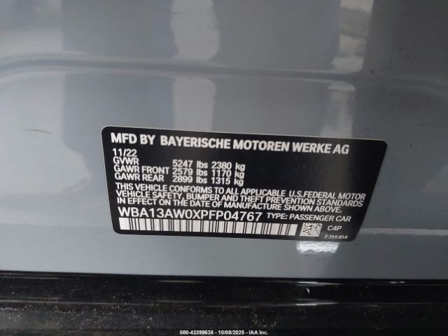 2023 BMW M440I GRAN COUPE WBA13AW0XPFP04767 Photo 8