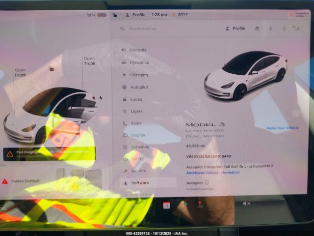 2022 TESLA MODEL 3 5YJ3E1EB2NF108448 Photo 6