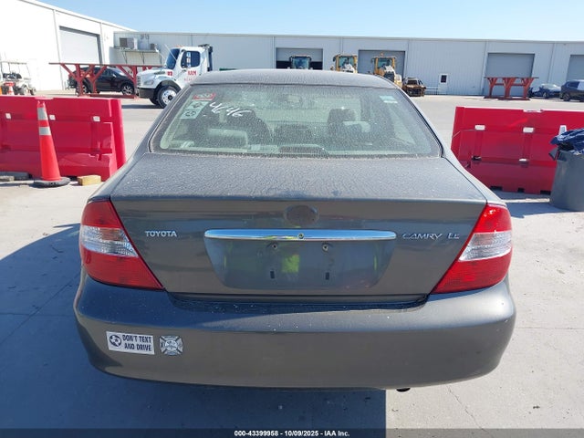 2002 Toyota Camry Le მანქანა იყიდება აუქციონზე, vin: JTDBE32KX20119378, აუქციონის ნომერი: 43399958