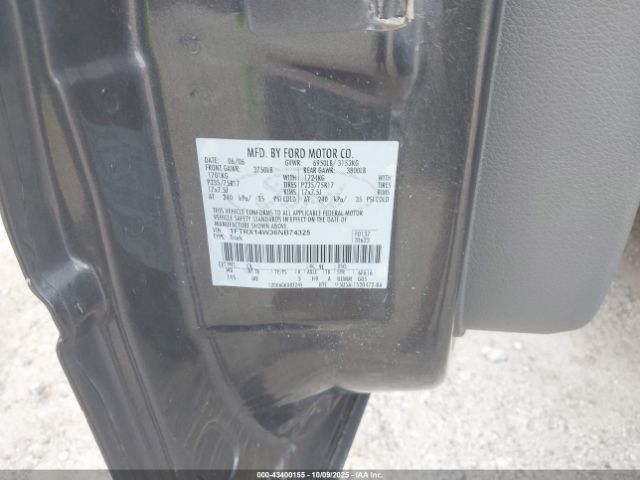 2006 FORD F-150 1FTRX14W36NB74325 Photo 8