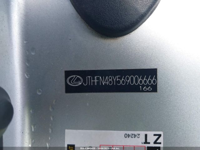 2006 LEXUS SC 430 JTHFN48Y569006666 Photo 8