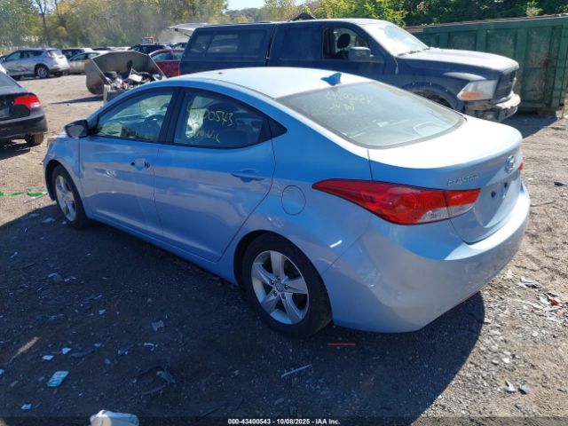 2011 HYUNDAI ELANTRA KMHDH4AE7BU120820 Photo 2