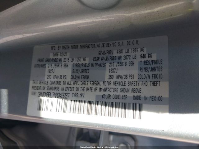 2021 MAZDA CX-30 3MVDMBBL7MM245937 Photo 8