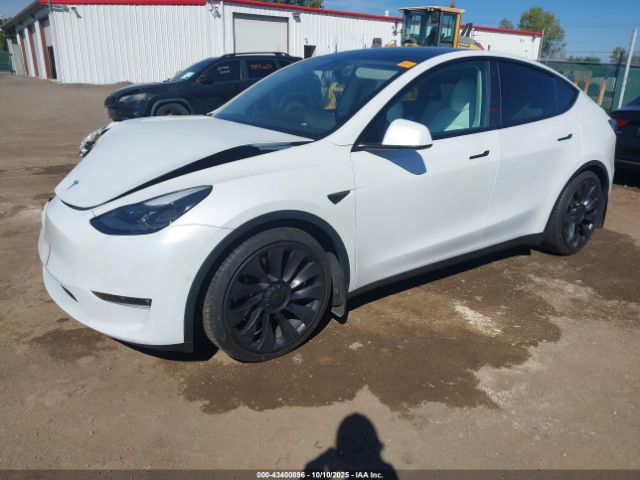 2021 TESLA MODEL Y 5YJYGDEF8MF209383 Photo 1