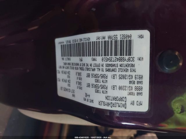 2002 CHRYSLER PT CRUISER 3C8FY68B42T354510 Photo 8