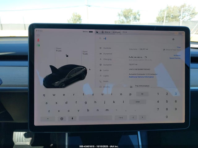 2019 TESLA MODEL 3 5YJ3E1EA8KF395443 Photo 6