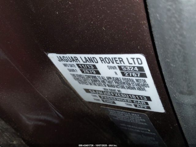 2014 JAGUAR XF SAJWJ0EFXE8U18113 Photo 8