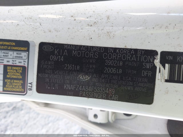 KIA dohc gdi nu 2015 KNAFZ4A84F5335489 Image 9