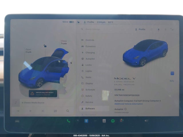 2023 TESLA MODEL Y 7SAYGDEE9PF805925 Photo 6