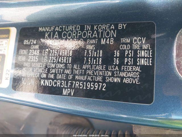 2024 KIA NIRO PLUG-IN HYBRID KNDCR3LF7R5195972 Photo 8