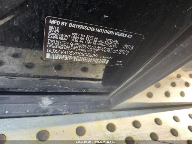 2013 BMW X5 5UXZV4C52D0B06299 Photo 8