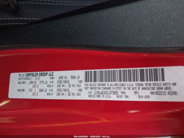 2013 JEEP WRANGLER UNLIMITED 1C4BJWEG4DL673893 Photo 8