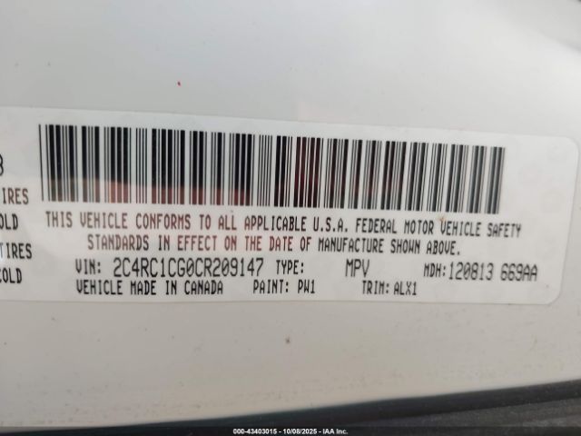 2012 CHRYSLER TOWN & COUNTRY 2C4RC1CG0CR209147 Photo 8