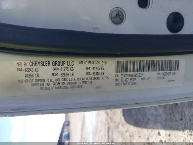 2014 DODGE CHALLENGER 2C3CDYAG0EH251037 Photo 8