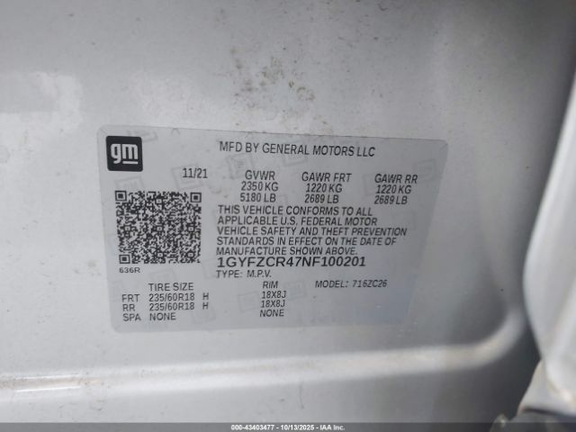 2022 CADILLAC XT4 1GYFZCR47NF100201 Photo 8