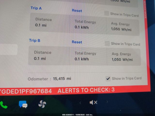 2023 TESLA MODEL Y 7SAYGDED1PF967684 Photo 6