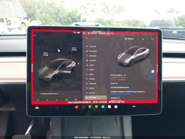 2023 TESLA MODEL Y 7SAYGAEE5PF643676 Photo 6