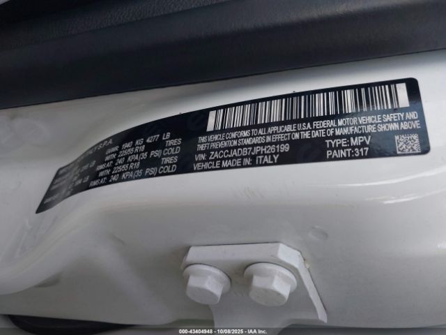 2018 JEEP RENEGADE ZACCJADB7JPH26199 Photo 8