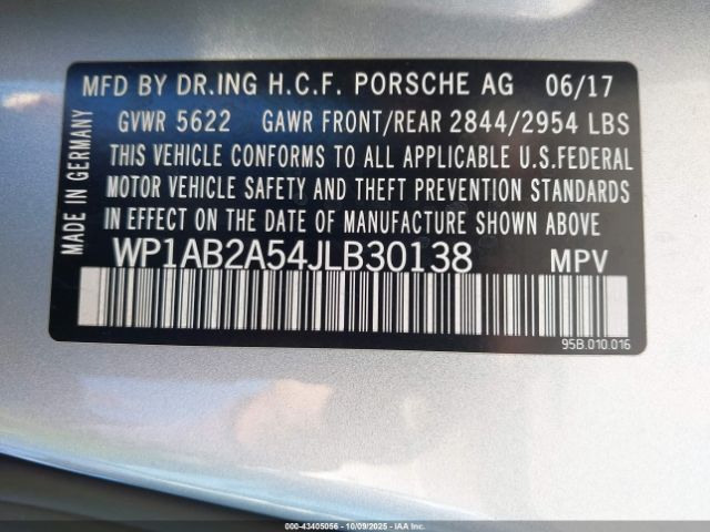 2018 PORSCHE MACAN WP1AB2A54JLB30138 Photo 8