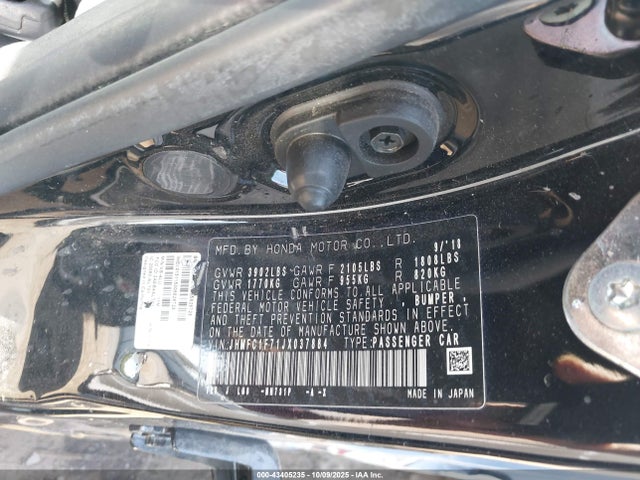 JHMFC1F71JX037884 Honda l15b7