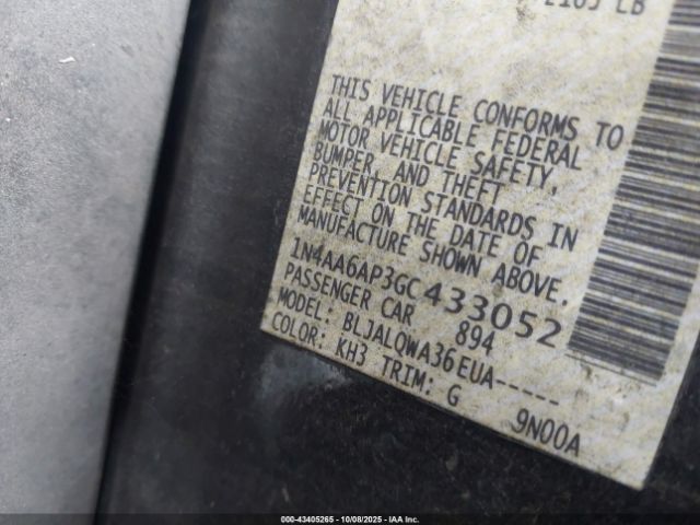 2016 NISSAN MAXIMA 1N4AA6AP3GC433052 Photo 8