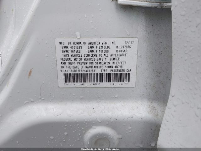 2017 ACURA ILX 19UDE2F32HA012531 Photo 8