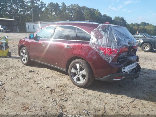 2014 ACURA MDX 5FRYD4H22EB023257 Photo 2