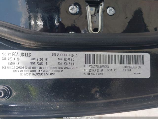 2018 CHRYSLER 300 2C3CCABG5JH201754 Photo 8