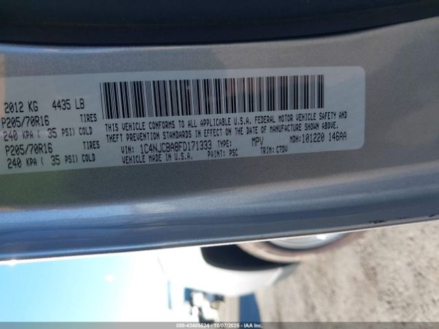 2015 JEEP COMPASS 1C4NJCBA8FD171333 Photo 8