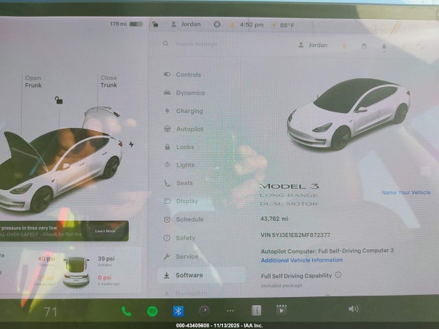 2021 TESLA MODEL 3 5YJ3E1EB2MF872377 Photo 6