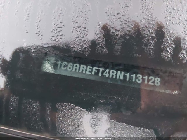 43405623 :رقم المزاد ، 1C6RREFT4RN113128 vin ، 2024 Ram 1500 مزاد بيع