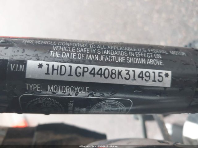 2008 HARLEY-DAVIDSON FXDWG 1HD1GP4408K314915 Photo 9