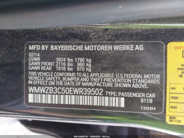 2014 MINI COUNTRYMAN WMWZB3C50EWR39502 Photo 8