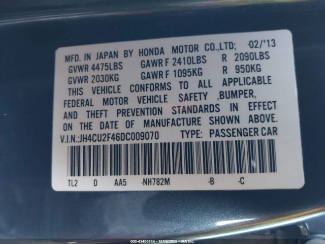 2013 ACURA TSX JH4CU2F46DC009070 Photo 8