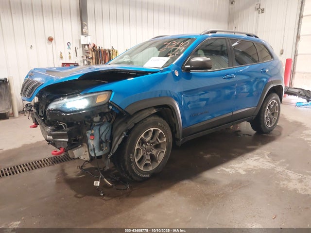 2021 Jeep Cherokee Trailhawk 4x4 მანქანა იყიდება აუქციონზე, vin: 1C4PJMBX0MD253105, აუქციონის ნომერი: 43405779
