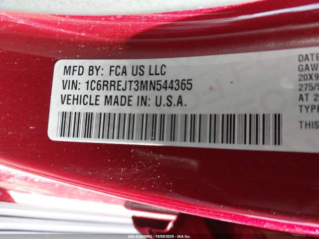 2021 RAM 1500 1C6RREJT3MN544365 Photo 8