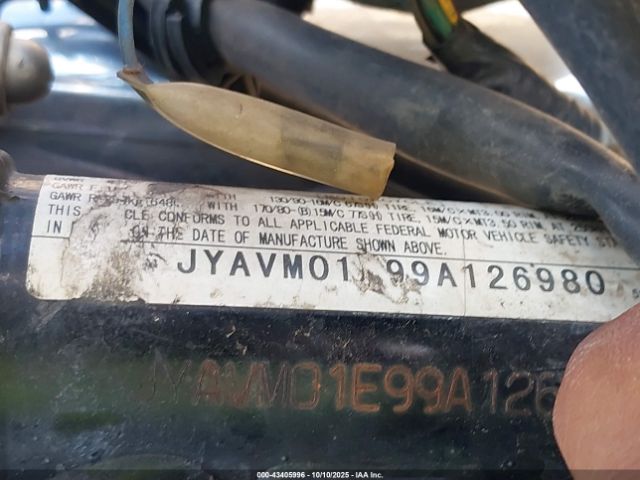 2009 YAMAHA XVS650 JYAVM01E99A126980 Photo 9