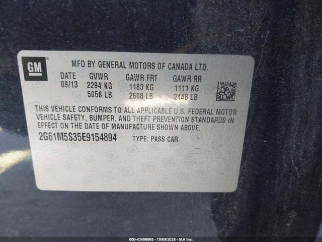 2014 CADILLAC XTS 2G61M5S35E9154894 Photo 8