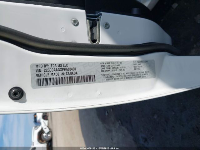 2023 CHRYSLER 300 2C3CCAAGXPH680408 Photo 8