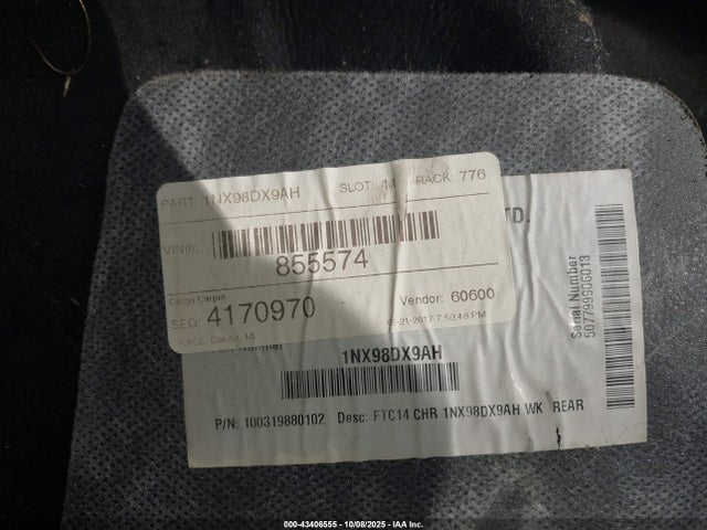 Продаж на аукціоні авто 2017 Jeep Grand Cherokee Srt 4x4, vin: 1C4RJFDJ9HC855574, номер лоту: 43406555